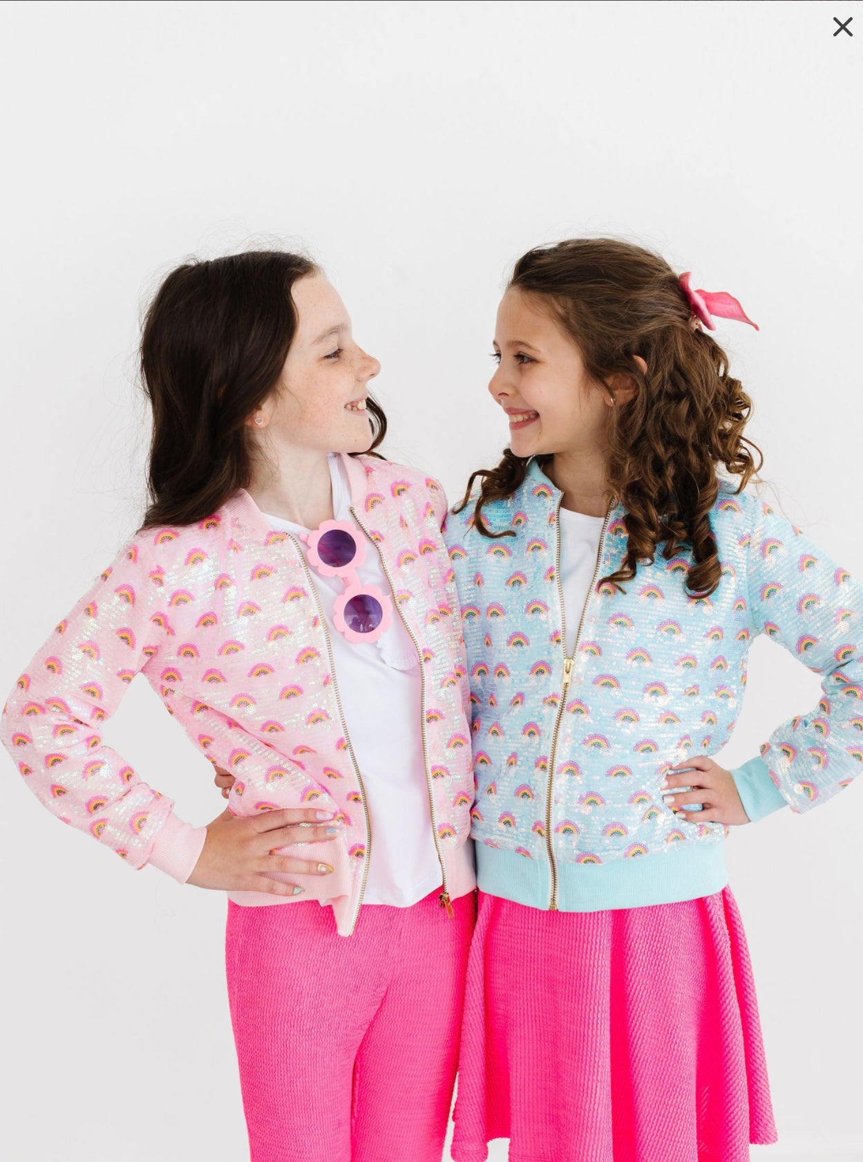 Pink Rainbow Sequin Jacket