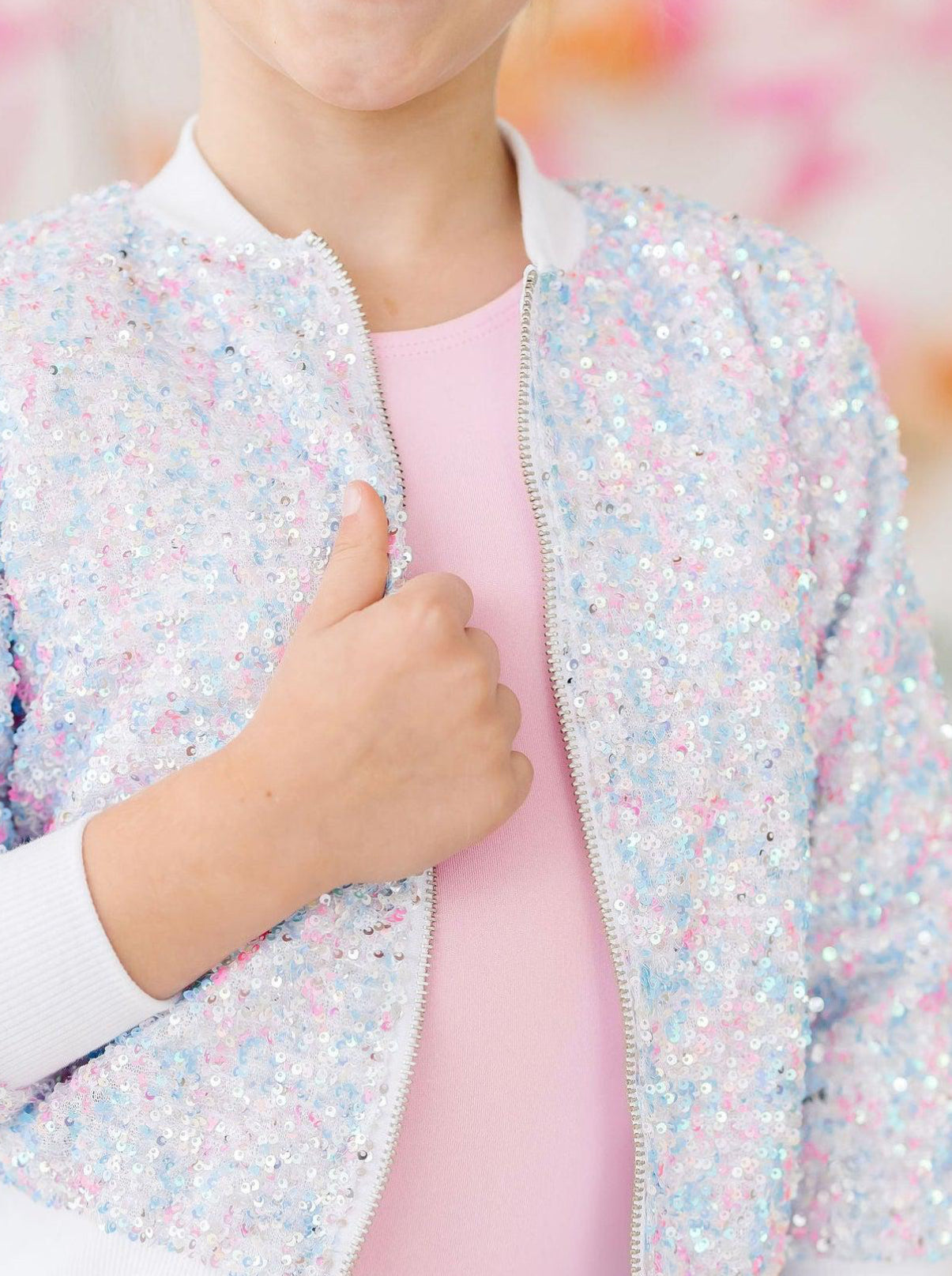 Cotton Candy Sequin jacket