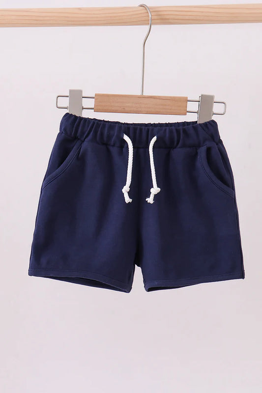 Navy Drawstring Short