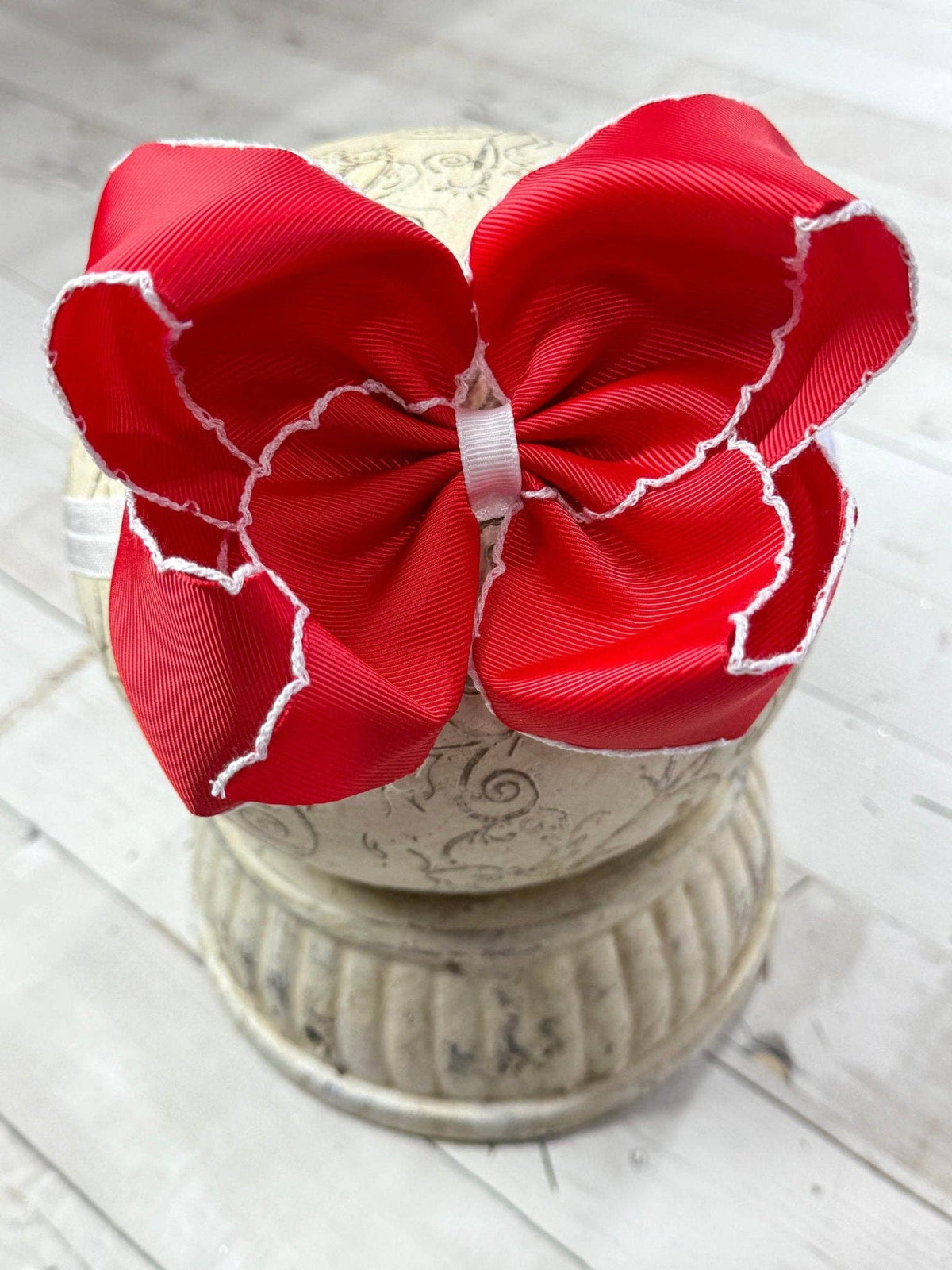 5" Classic Moonstitch Boutique Bows Girls Hair Accessories | Clip