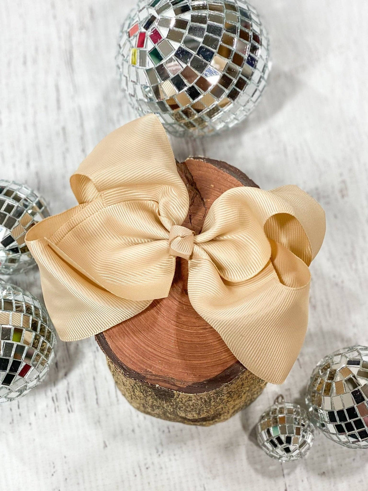 4.5" Classic Grosgrain Hair Bow | Alligator Clip, Satin Headband, or French Clip