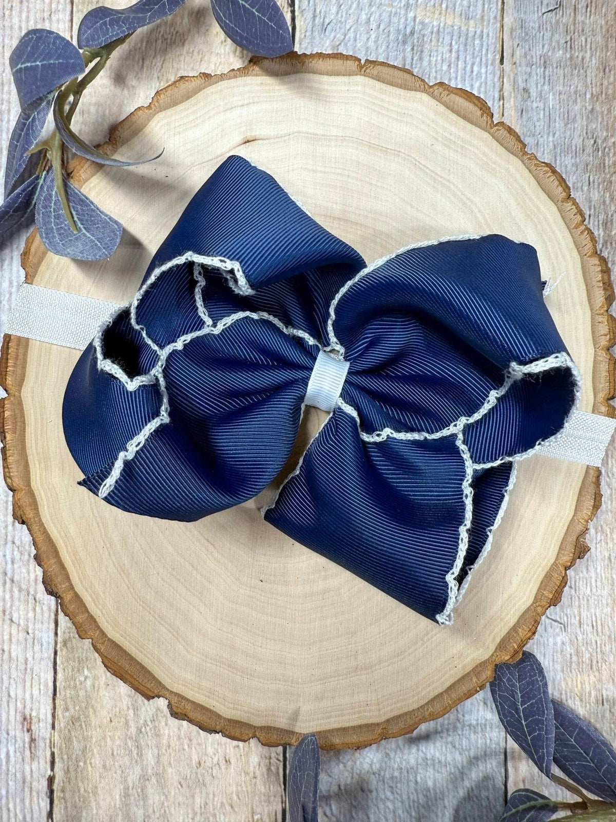 5" Classic Moonstitch Boutique Bows Girls Hair Accessories | Clip