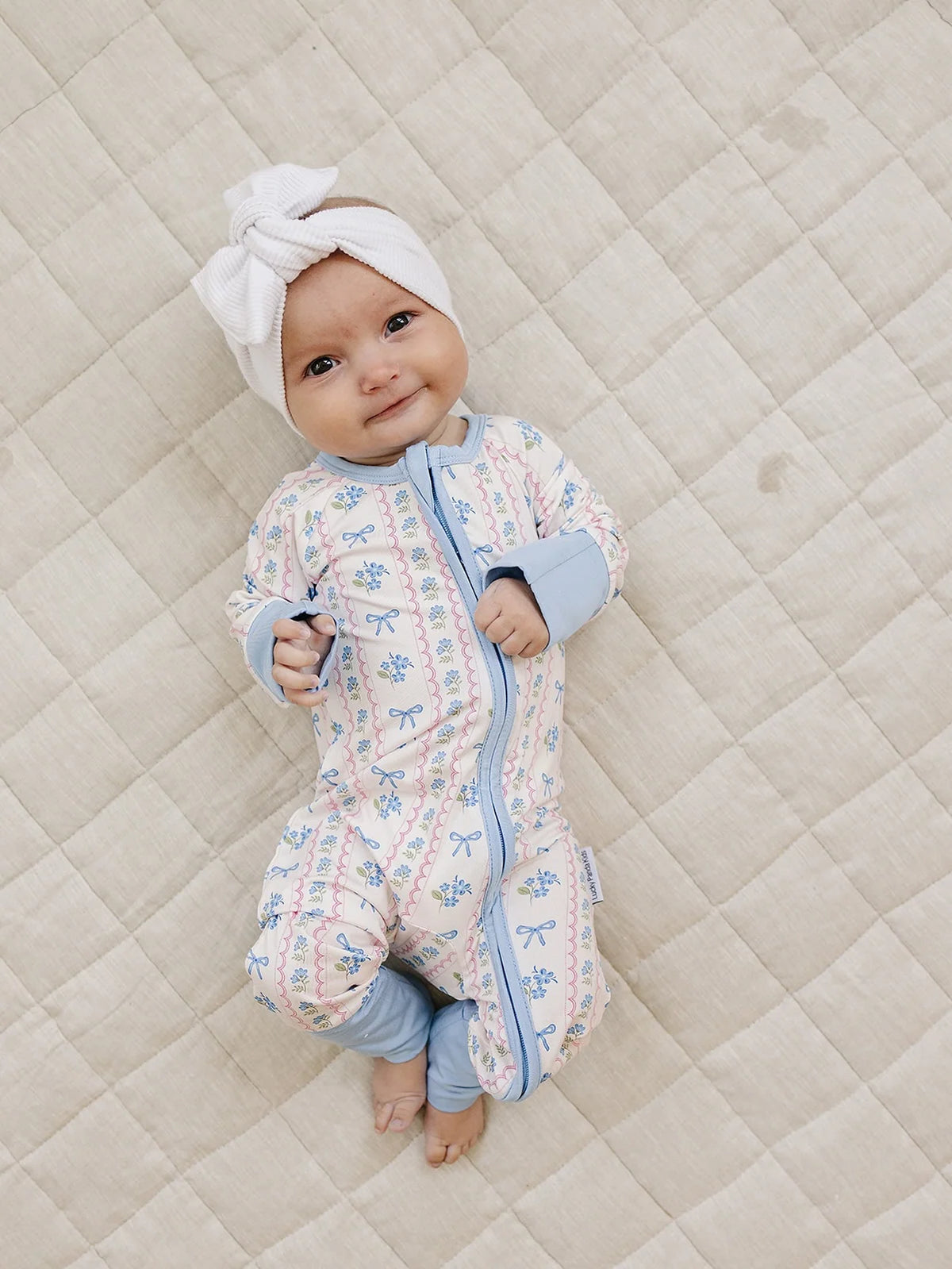 Bamboo Zip Romper | Whimsy Bloom