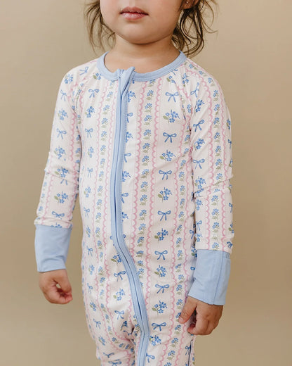 Bamboo Zip Romper | Whimsy Bloom