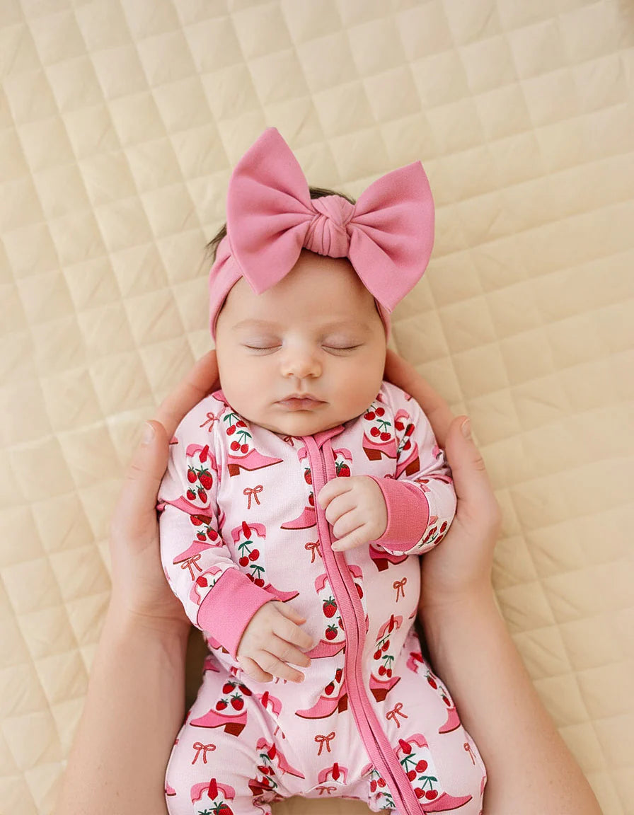 Bamboo Zipper Romper | Bootsberry Cowgirl