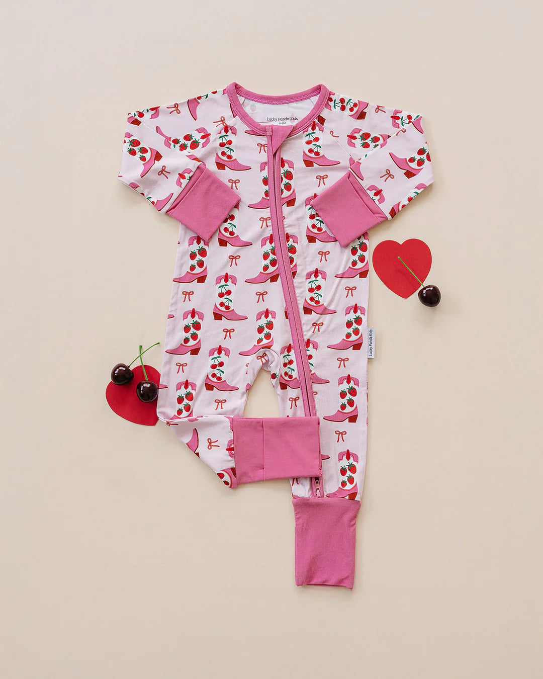 Bamboo Zipper Romper | Bootsberry Cowgirl