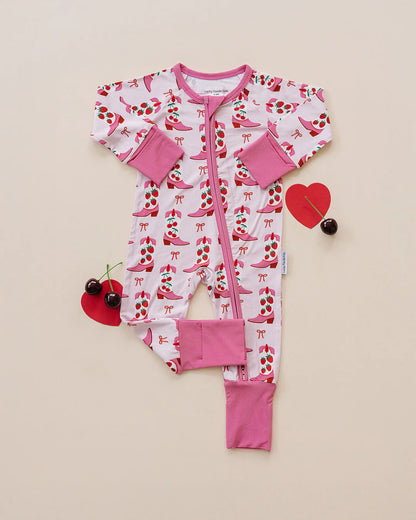 Bamboo Zipper Romper | Bootsberry Cowgirl