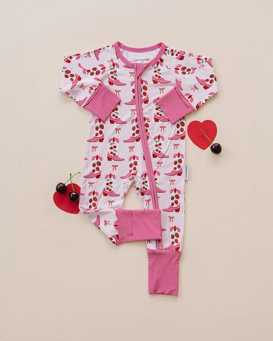 Bamboo Zipper Romper | Bootsberry Cowgirl