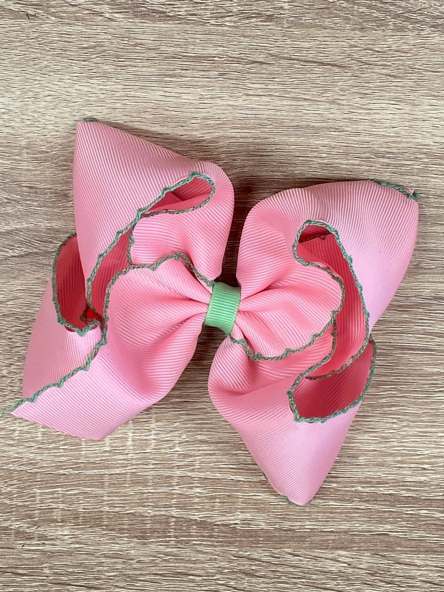 5" Classic Moonstitch Boutique Bows Girls Hair Accessories | Clip