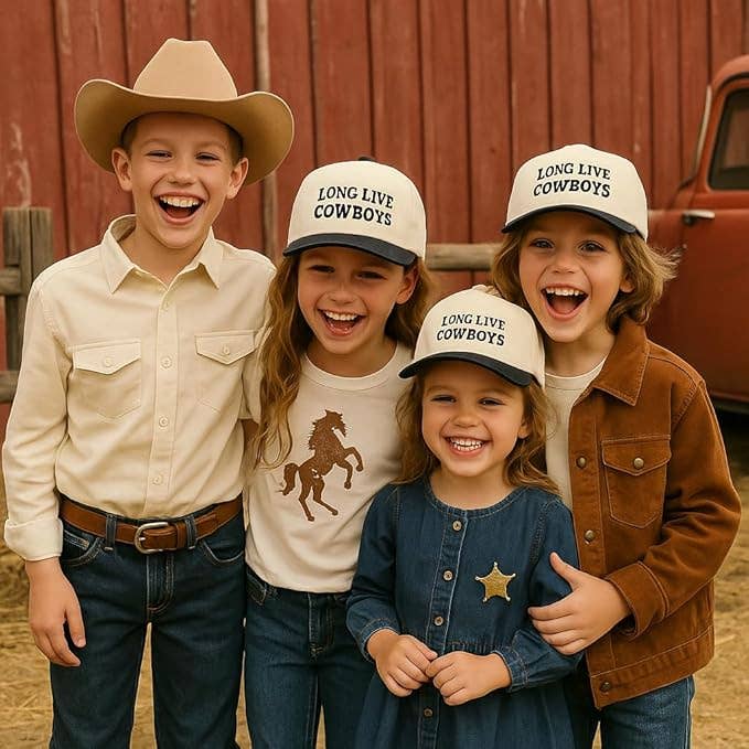 Kids/Baby 2-Tone Cap | Long Live Cowboys