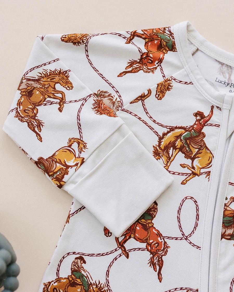 Bamboo Zip Romper | Rodeo Club