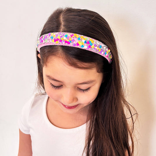 Candy Heart Headband - Confetti Hair Band