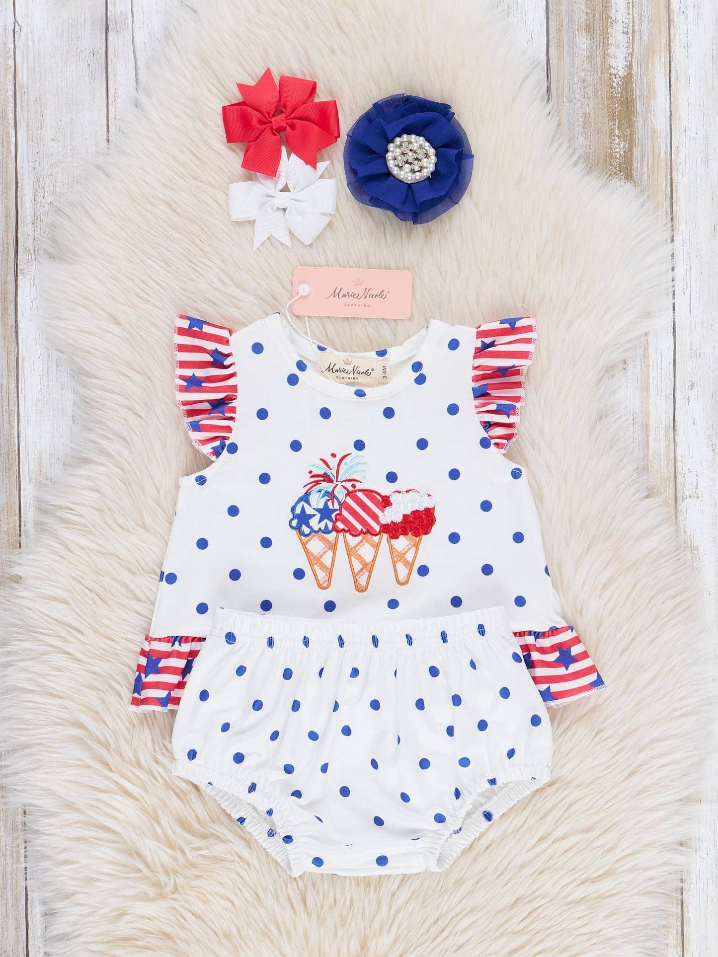Stars & Stripes Ice Cream Bloomers