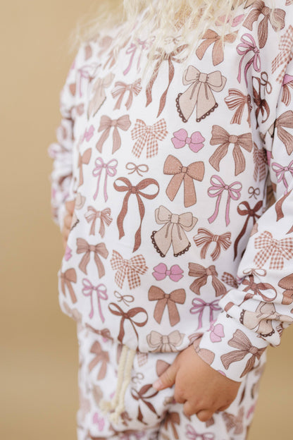 Jogger Set | Mocha Bows