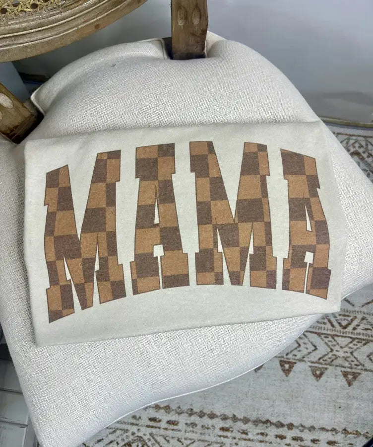 Checkered Brown Mama (Sub Tee)
