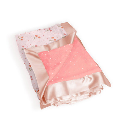 Reversible Baby Blanket Cherry Cute