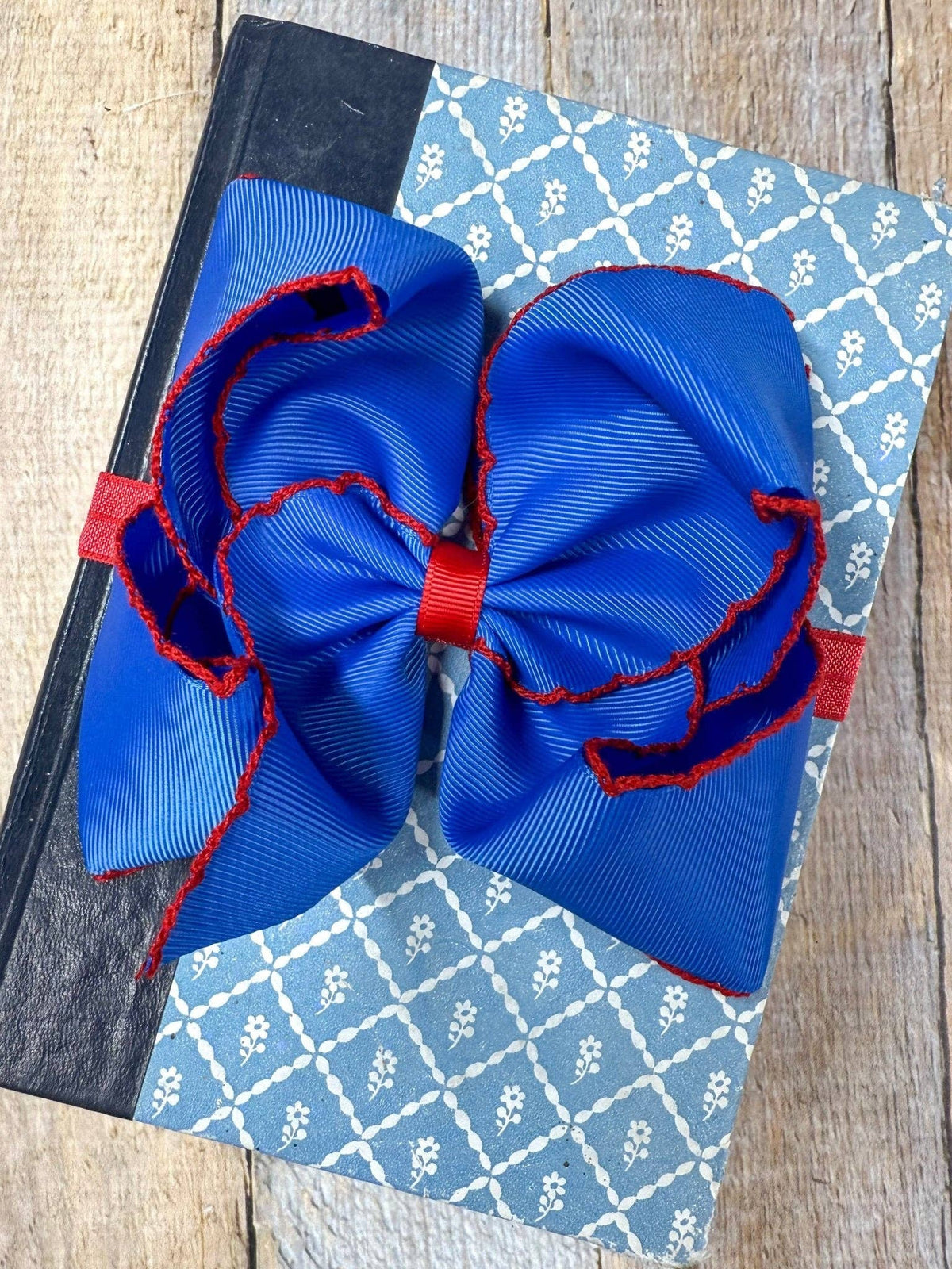 5" Classic Moonstitch Boutique Bows Girls Hair Accessories | Clip