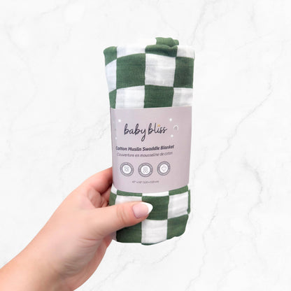 Baby Muslin Cotton Swaddle Blanket - Large
