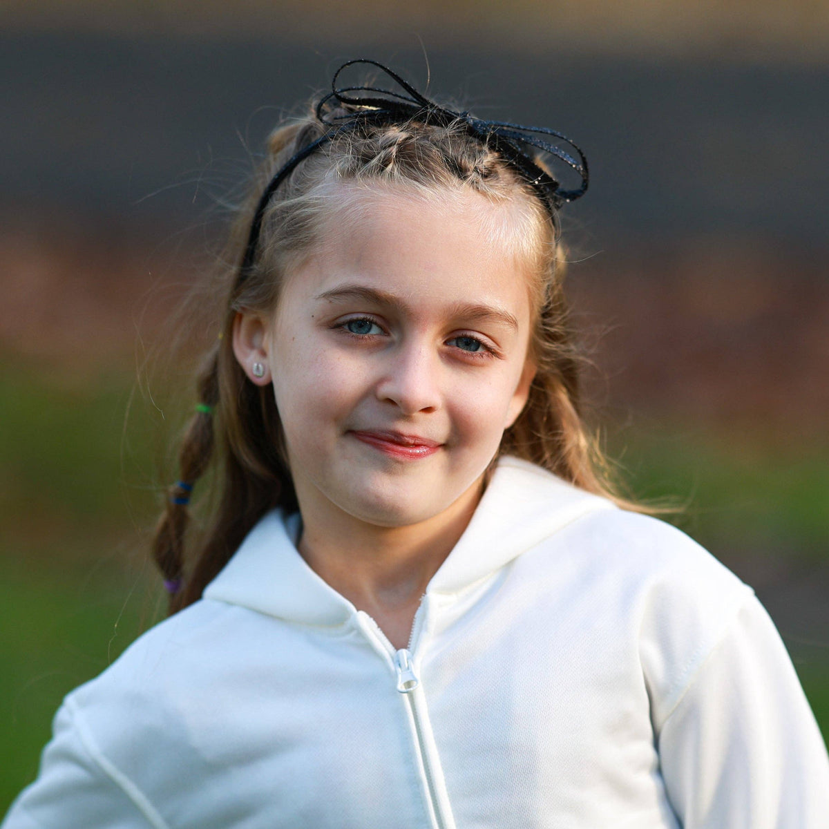 Bow Headband - Kids Thin Metallic Hair Bands