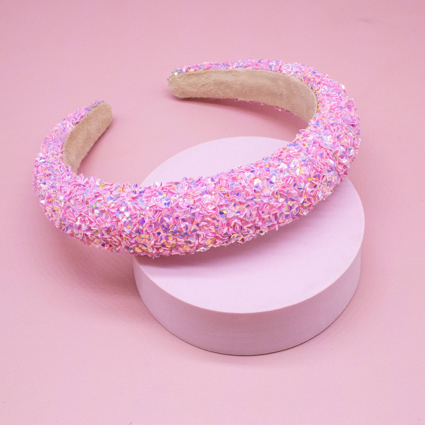 Kids Padded Headband - Chunky Sequin Hair Band