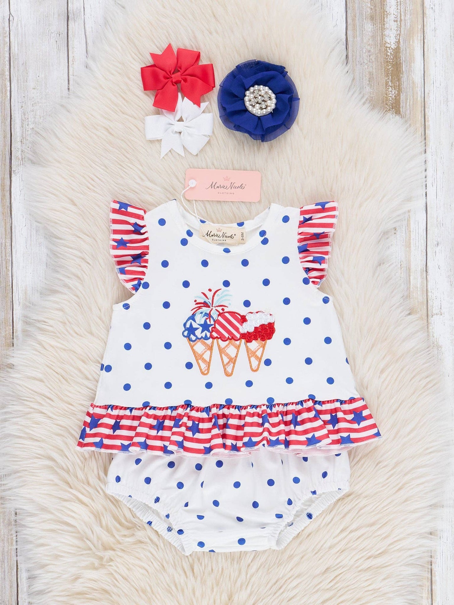 Stars & Stripes Ice Cream Bloomers