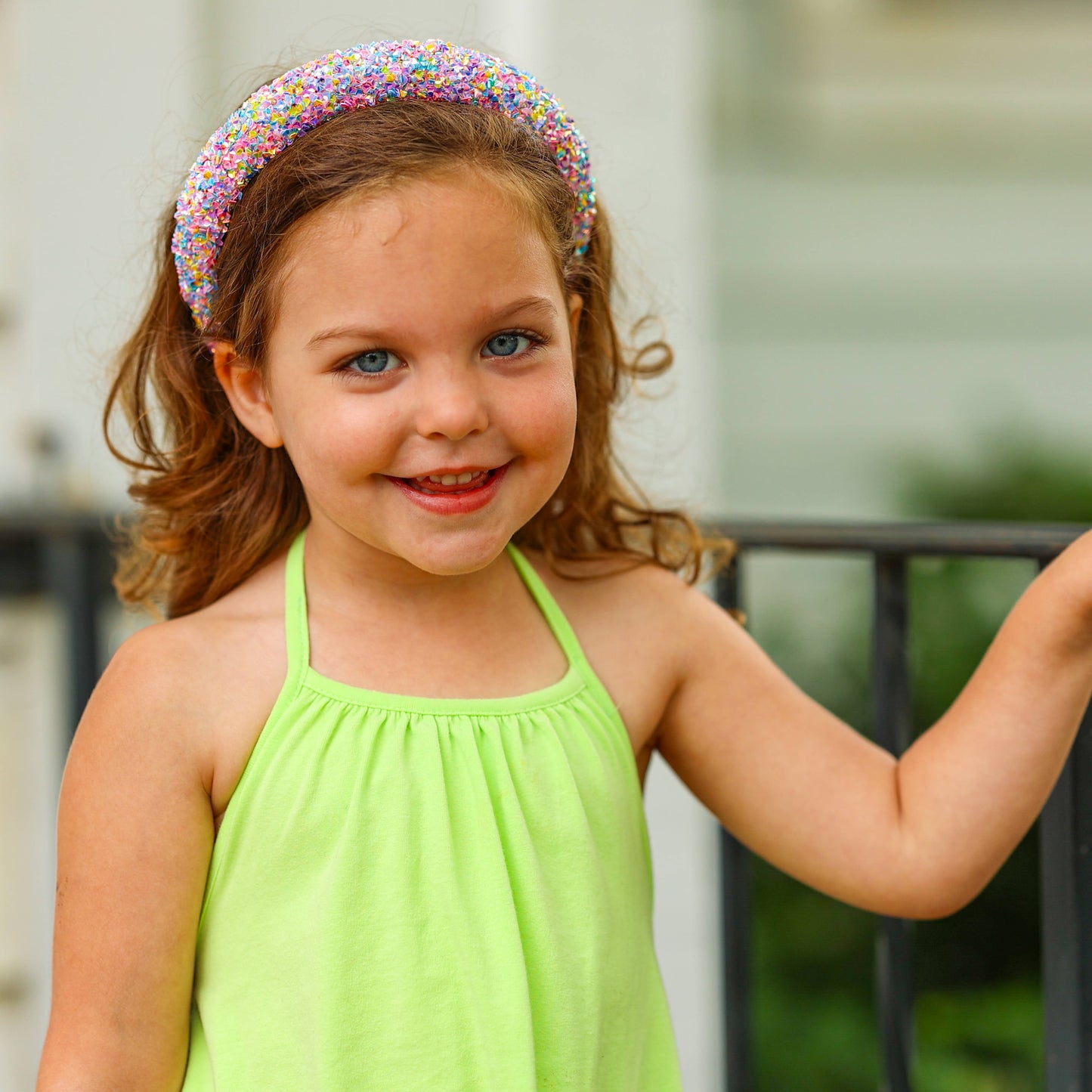 Kids Padded Headband - Chunky Sequin Hair Band