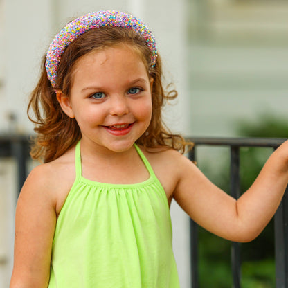 Kids Padded Headband - Chunky Sequin Hair Band