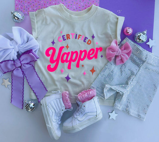 Certified yapper tee